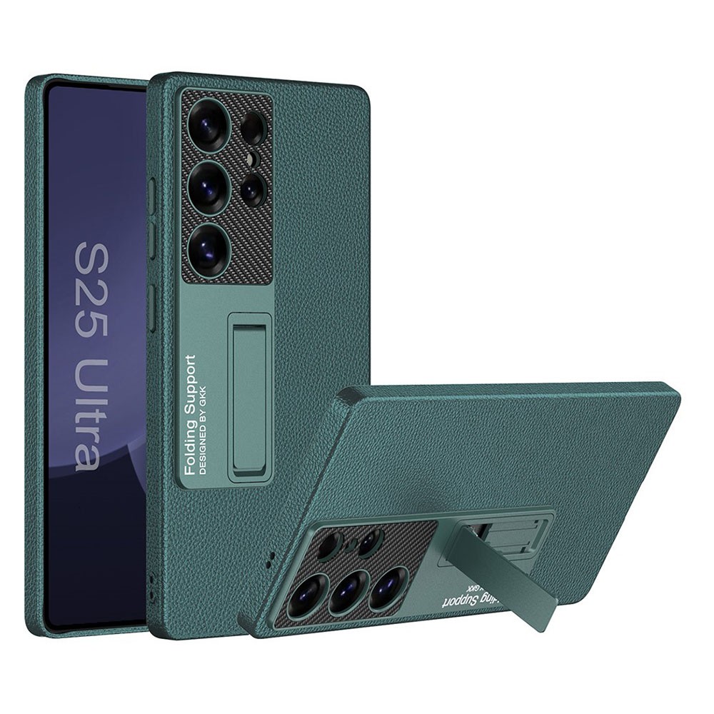 Samsung Galaxy S25 Ultra 5G GKK Σκληρή Θήκη με Στήριγμα Green