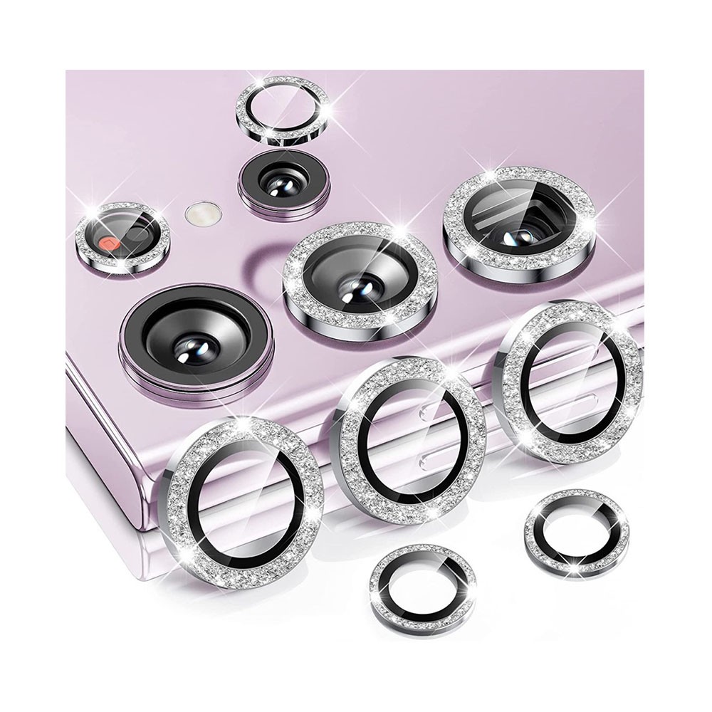 Samsung Galaxy S25 Ultra 5G ENKAY Κρίκοι Προστασίας για Κάμερα - Lens Protector Rings Silver