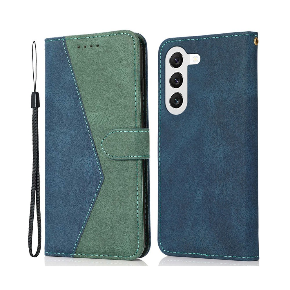 Samsung Galaxy A26 5G Dual-color Θήκη Πορτοφόλι Blue Green