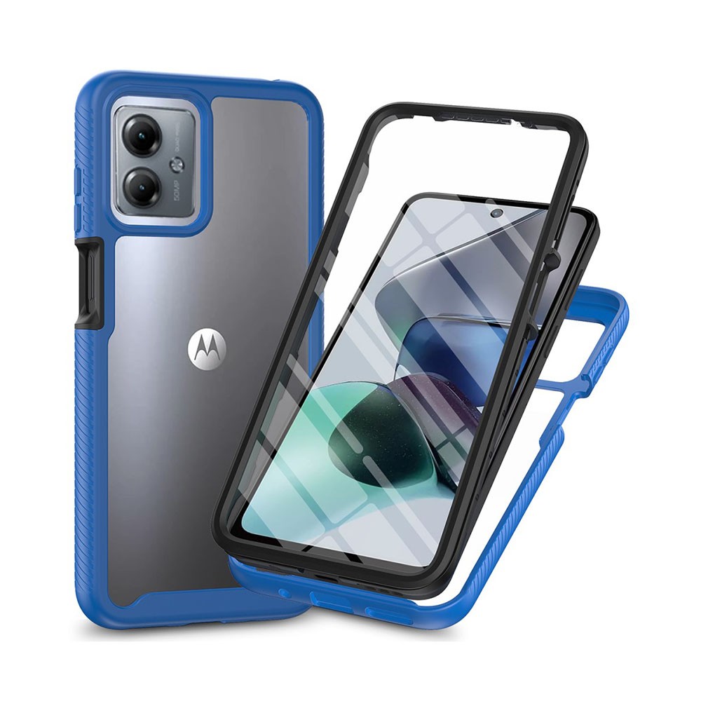 Motorola Moto G54 5G 360 Degrees Coverage Σκληρή Θήκη Dark Blue