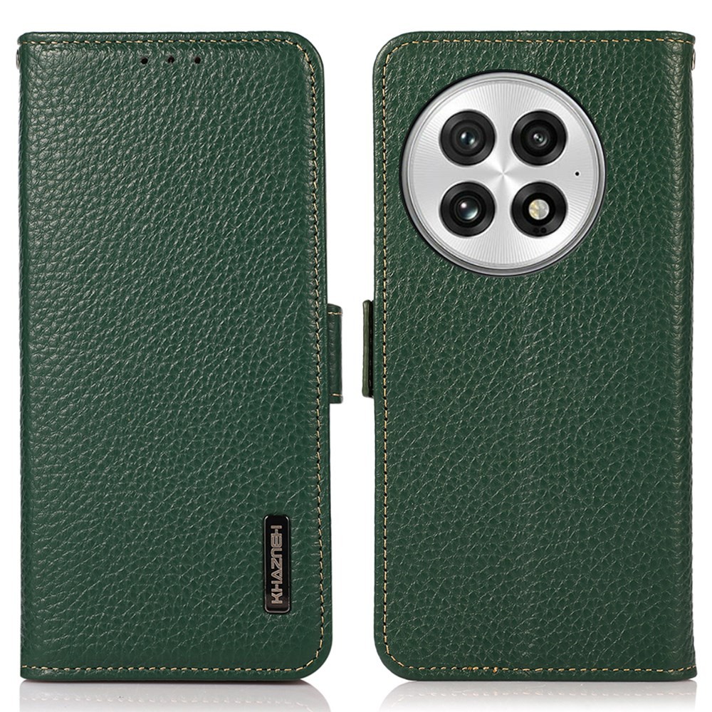 OnePlus 13 5G KHAZNEH Side-Magnetic Θήκη  Πορτοφόλι Green