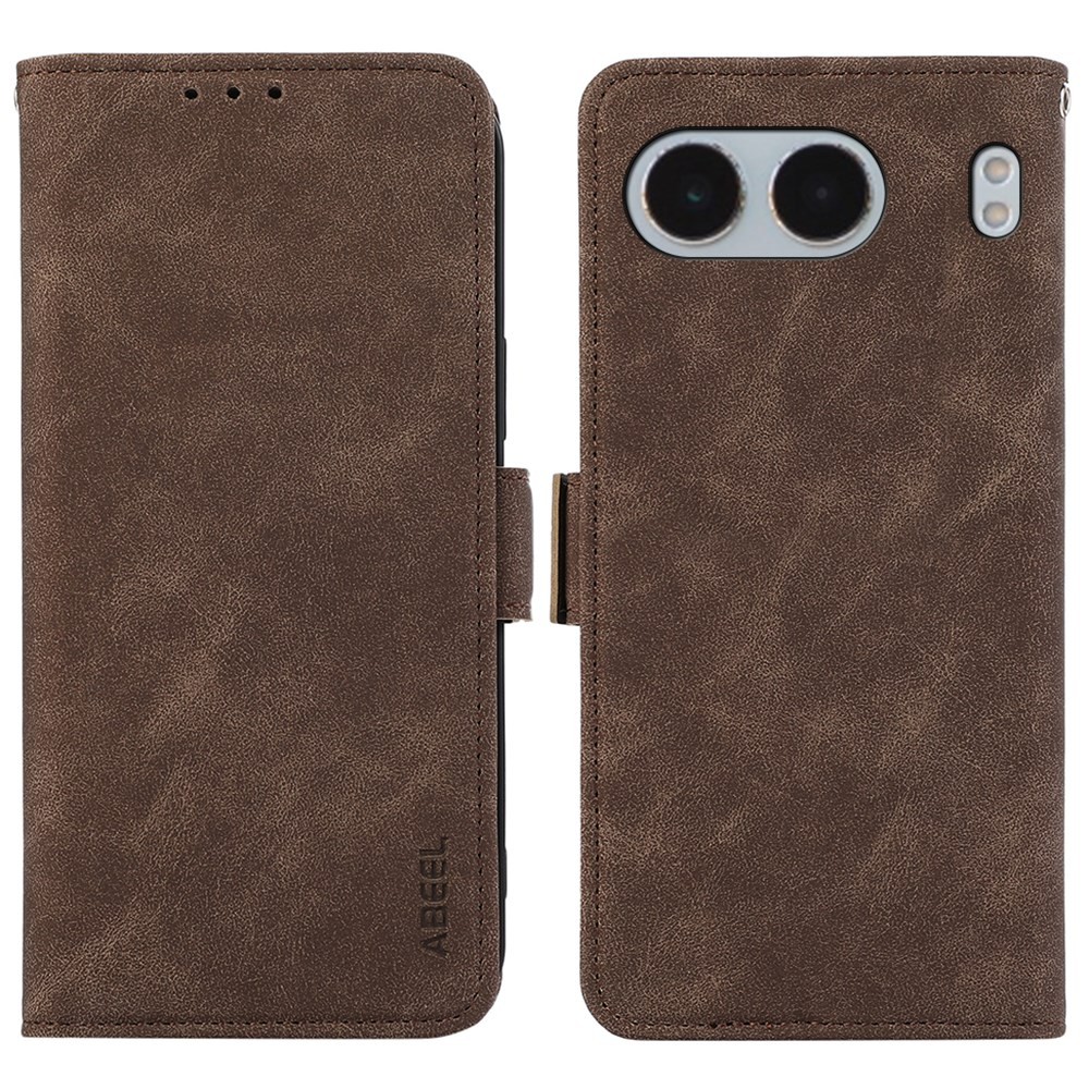 OnePlus Nord 4 5G ABEEL Lite Θήκη Πορτοφόλι Coffee