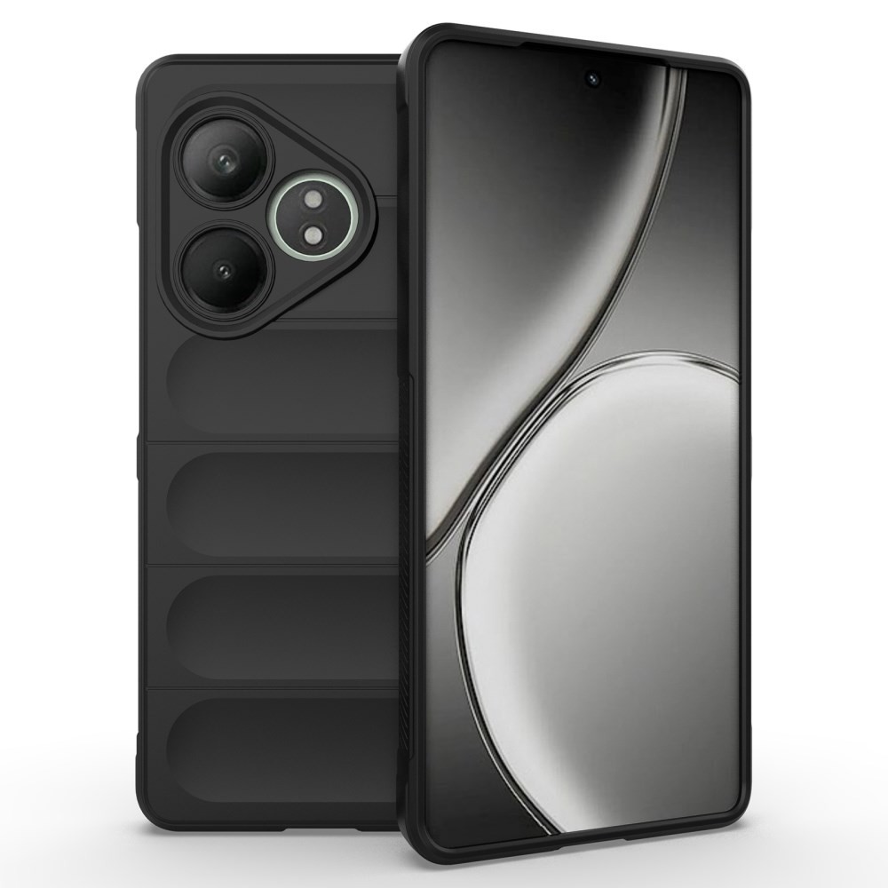 Realme GT 6 5G / GT 6T 5G Magic Shield Θήκη Σιλικόνης Black