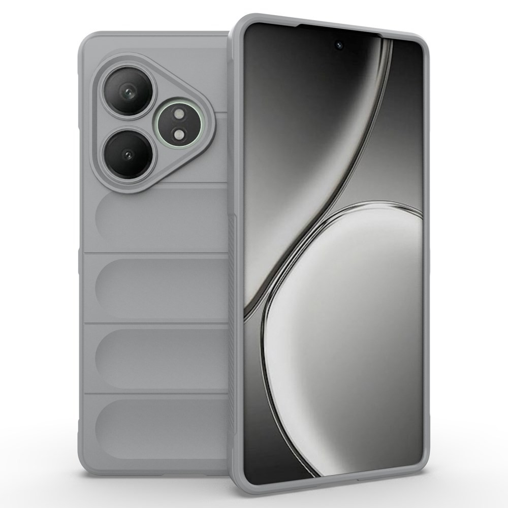 Realme GT 6 5G / GT 6T 5G Magic Shield Θήκη Σιλικόνης Light Grey