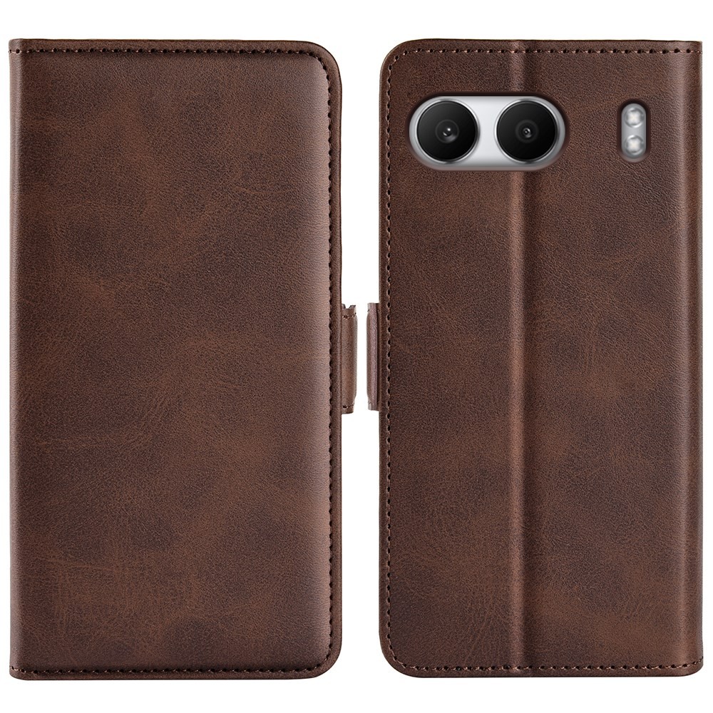 OnePlus Nord 4 5G Double Buckle Θήκη Πορτοφόλι Brown
