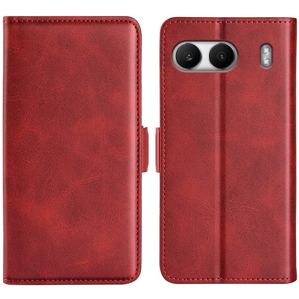 OnePlus Nord 4 5G Double Buckle Θήκη Πορτοφόλι Red