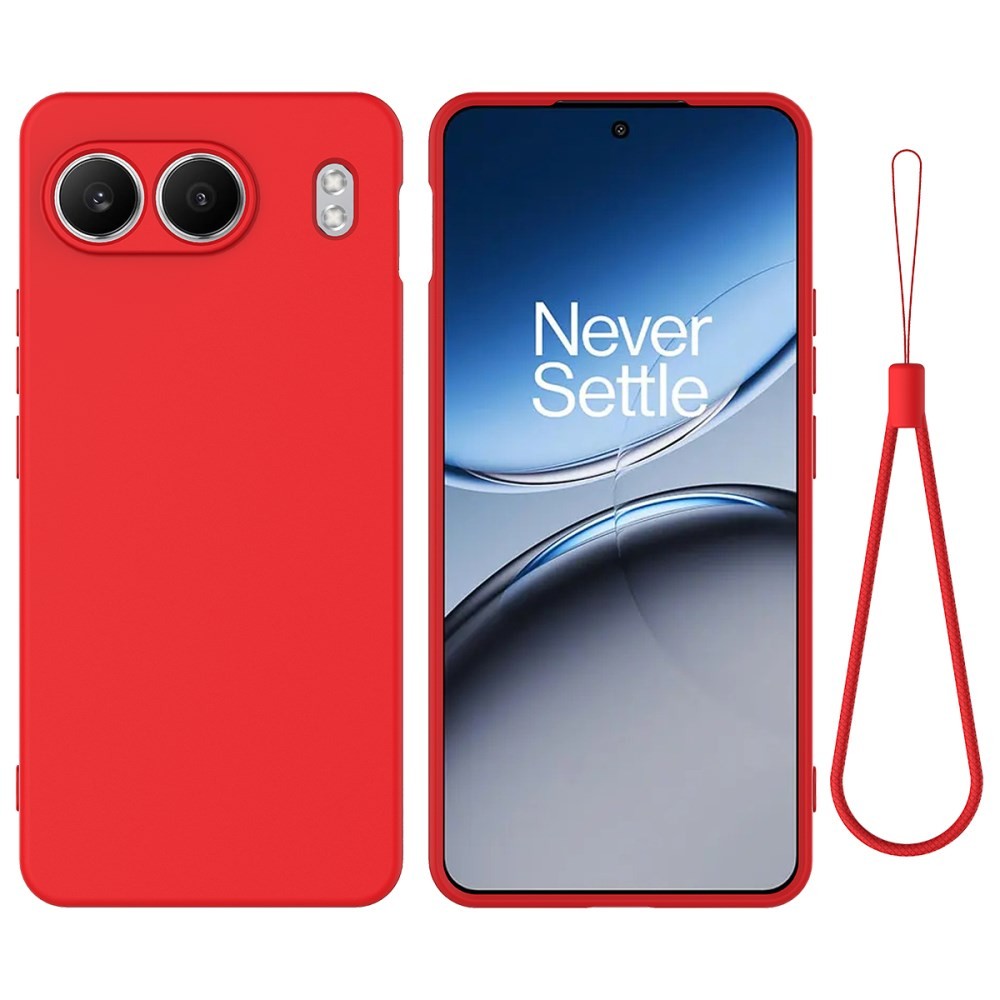 OnePlus Nord 4 5G Solid Color Θήκη Σιλικόνης Red