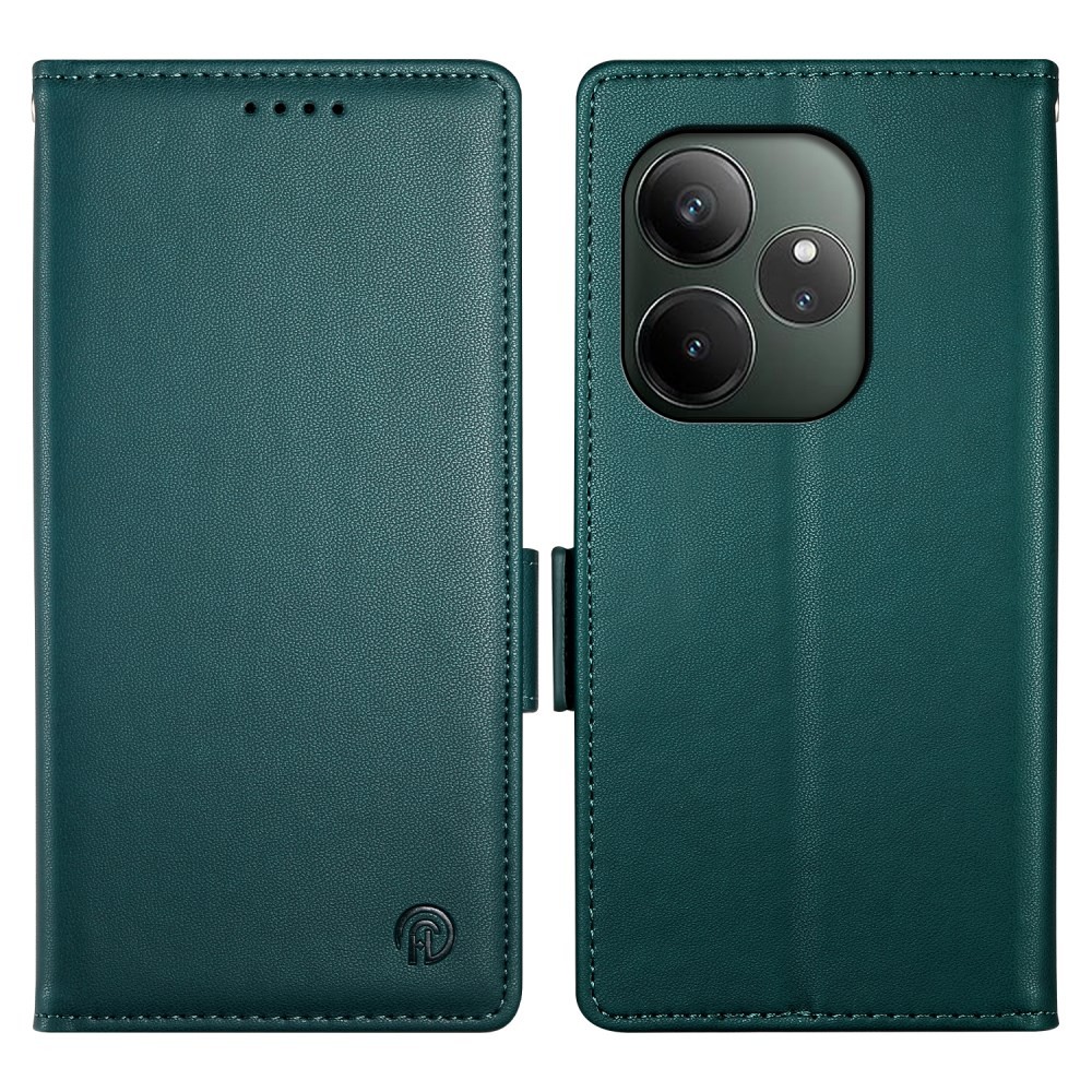 Realme GT 6 5G / GT 6T 5G DF 010 Shine Θήκη Πορτοφόλι Blackish Green