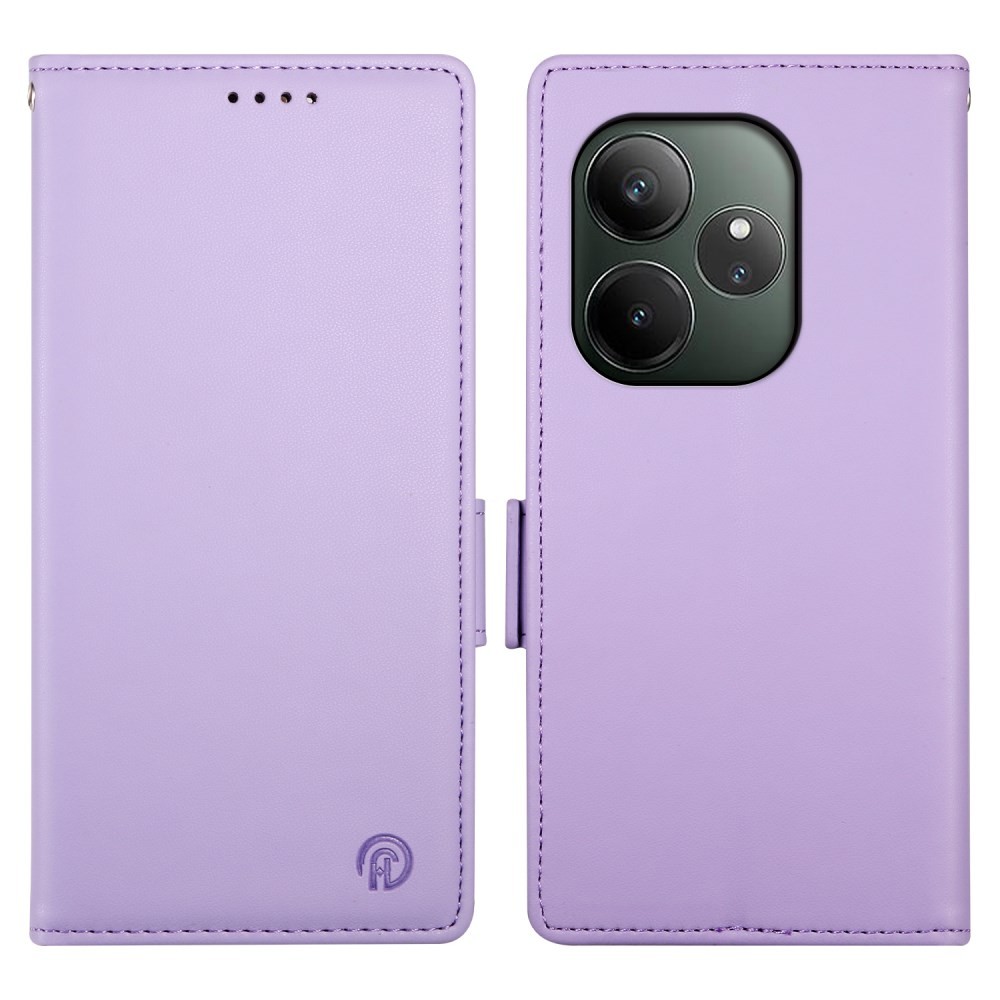 Realme GT 6 5G / GT 6T 5G DF 010 Shine Θήκη Πορτοφόλι Purple