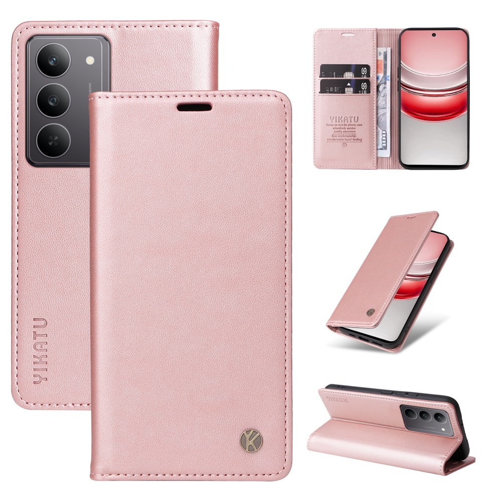 Realme C75 4G YIKATU YK-001 Θήκη Βιβλίο Rose Gold