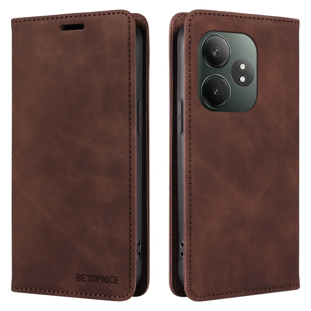 Realme GT 6 5G / GT 6T 5G BETOPNICE 003 Θήκη Βιβλίο Brown