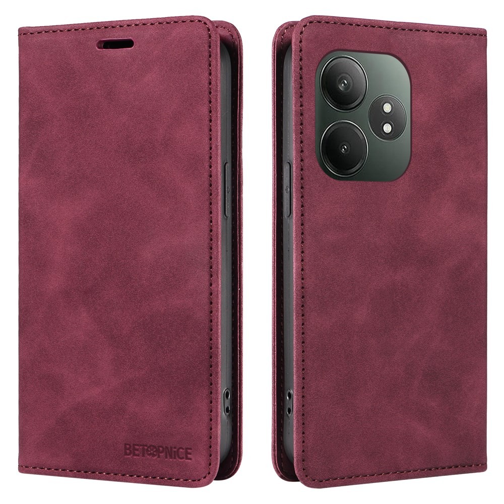 Realme GT 6 5G / GT 6T 5G BETOPNICE 003 Θήκη Βιβλίο Wine Red