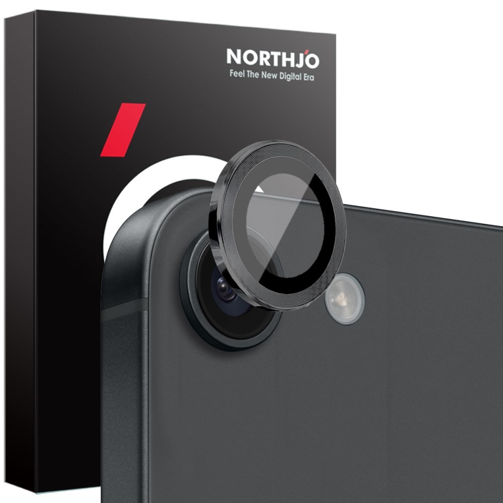 Apple iPhone 16e/17e NORTHJO  Κρίκος Προστασίας για Κάμερα Black