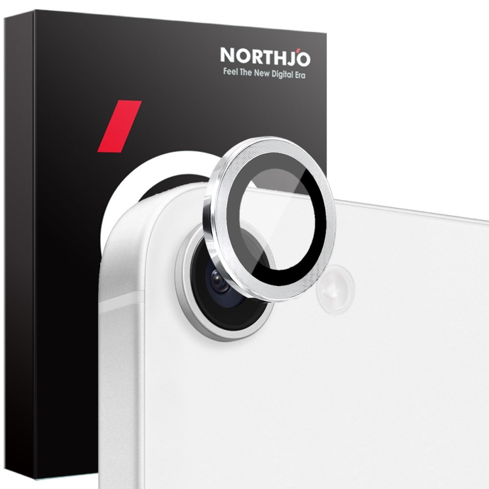 Apple iPhone 16e/17e NORTHJO  Κρίκος Προστασίας για Κάμερα Silver