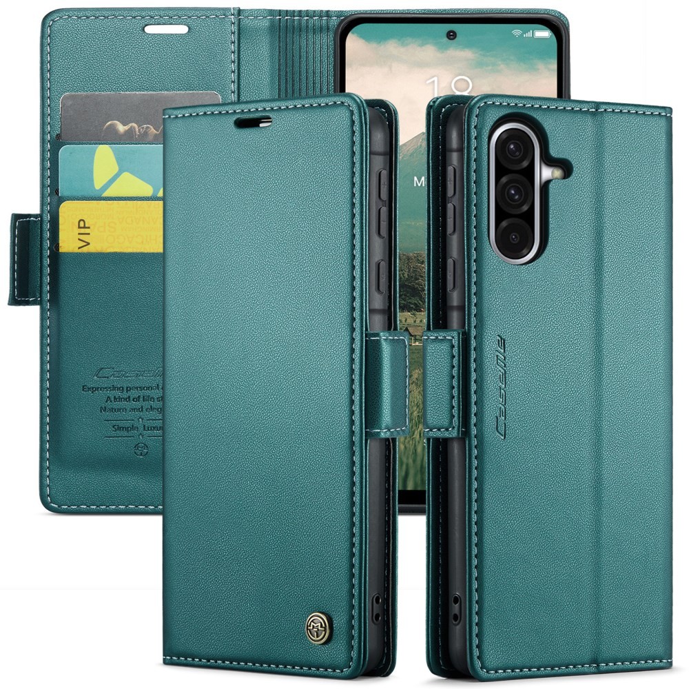 Samsung Galaxy A36 5G CaseMe 023 Luminus Θήκη Πορτοφόλι Green