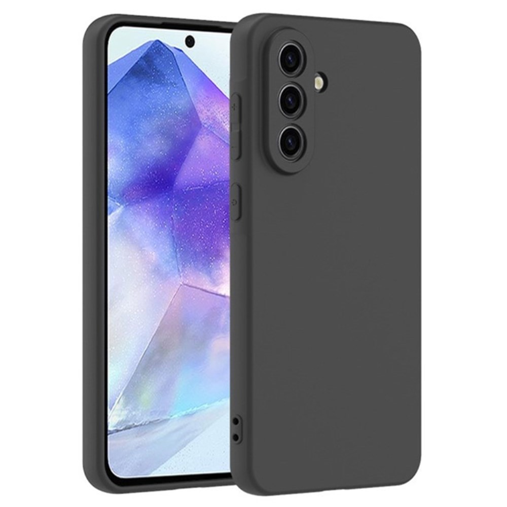 Samsung Galaxy A56 5G Soft Matte Θήκη Σιλικόνης Black