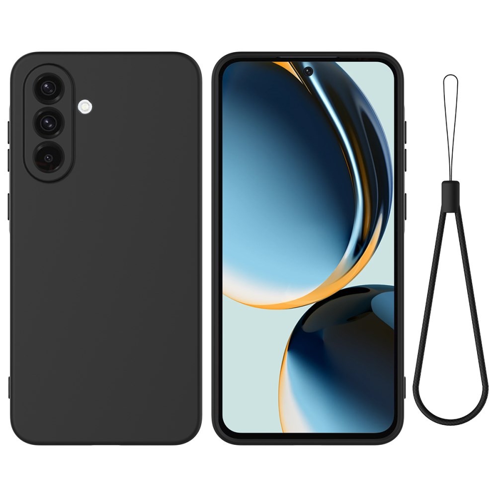Samsung Galaxy A56 5G Solid Color Θήκη Σιλικόνης Black