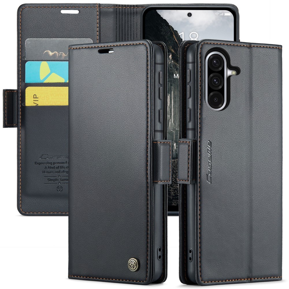 Samsung Galaxy A56 5G CaseMe 023 Luminus Θήκη Πορτοφόλι Black