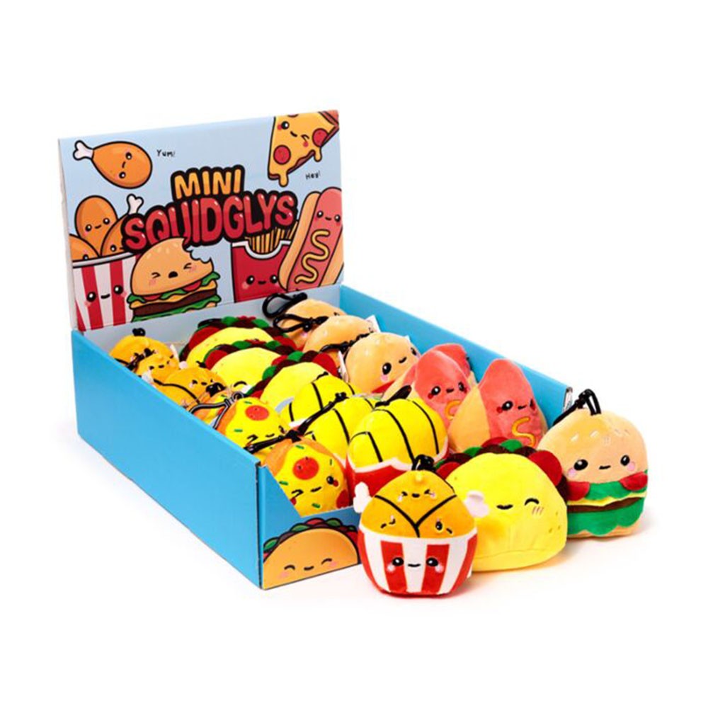 Puckator KEY291 Λούτρινο Μπρελόκ Squidglys Foodiemals 
