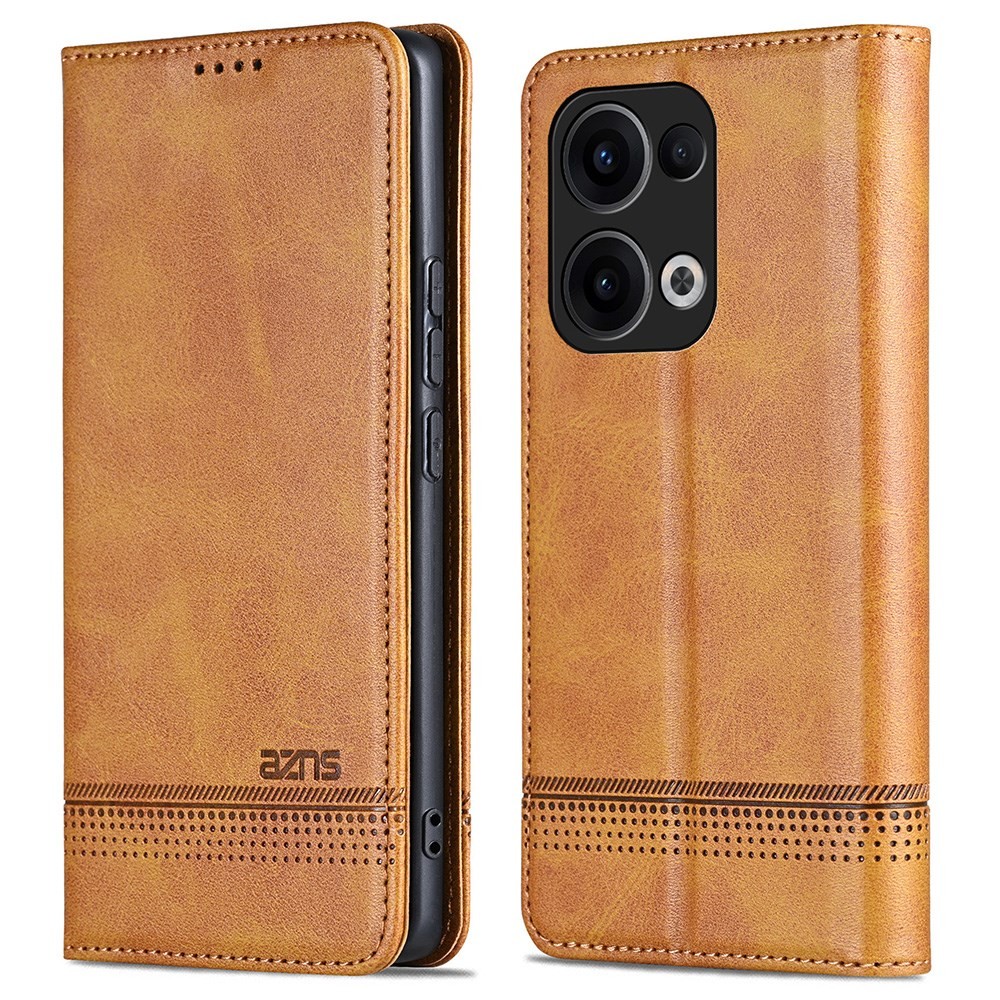 Oppo Reno13 5G AZNS Spots Θήκη Βιβλίο Brown