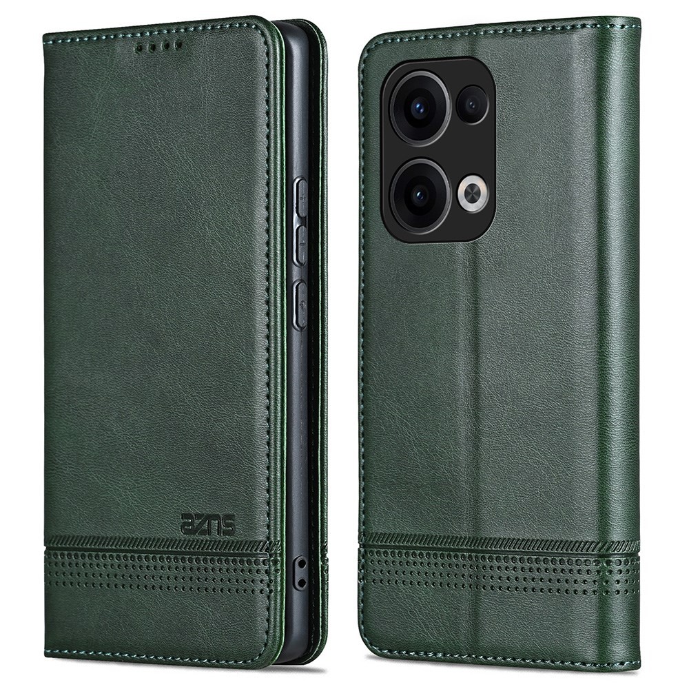 Oppo Reno13 5G AZNS Spots Θήκη Βιβλίο Green