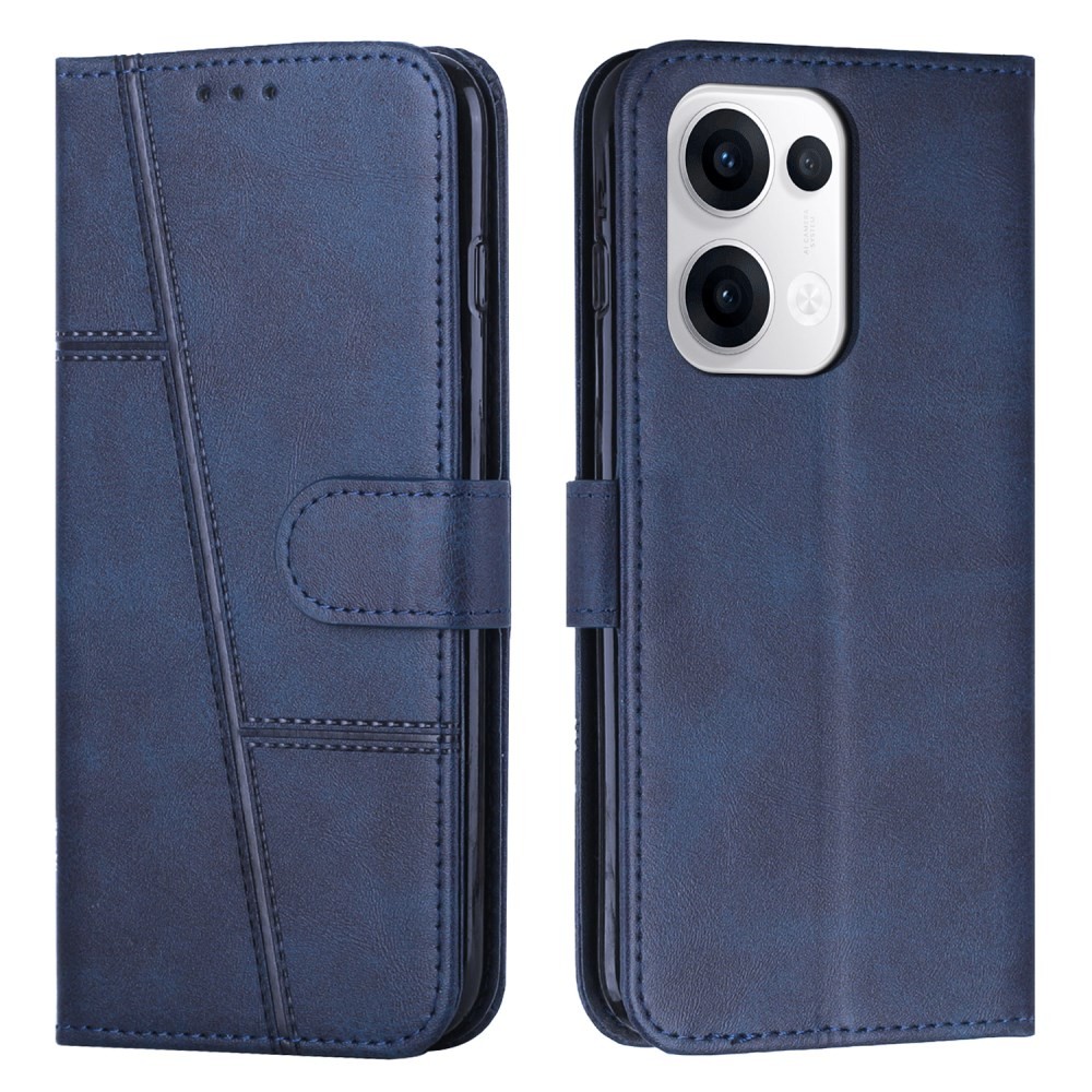 Oppo Reno13 5G Stitching Θήκη Πορτοφόλι Sapphire