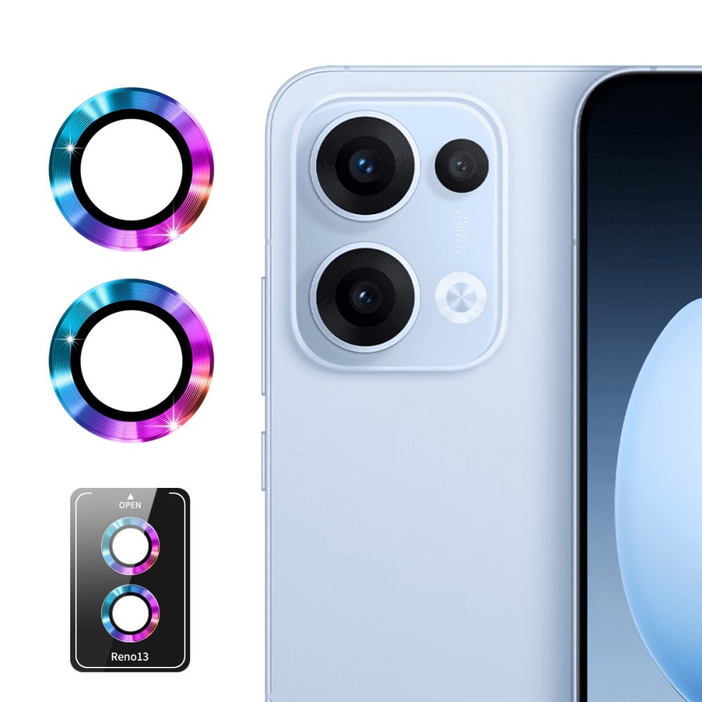 Oppo Reno13 5G ENKAY Κρίκοι Προστασίας για Κάμερα - Lens Protector Rings Colorful