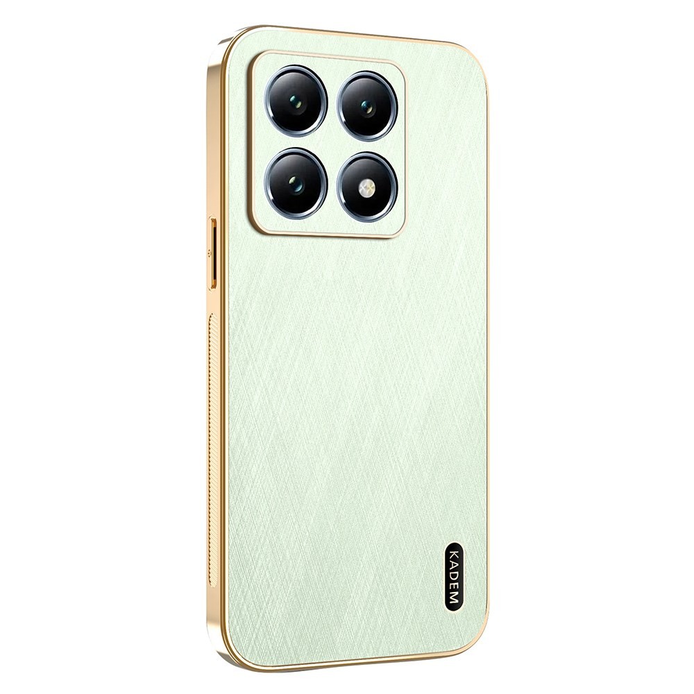 Xiaomi 14T Pro 5G KADEM Silk Texture Σκληρή Θήκη Green