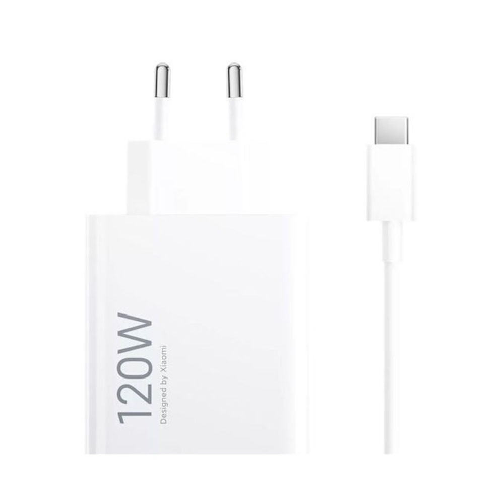 Xiaomi BHR9462EU Φορτιστής με Θύρα USB-A και Καλώδιο USB-C 120W Λευκός White
