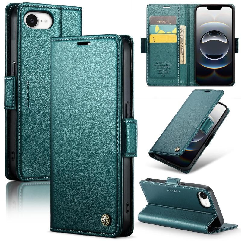Apple iPhone 16e CaseMe 023 Luminus Θήκη Πορτοφόλι Green