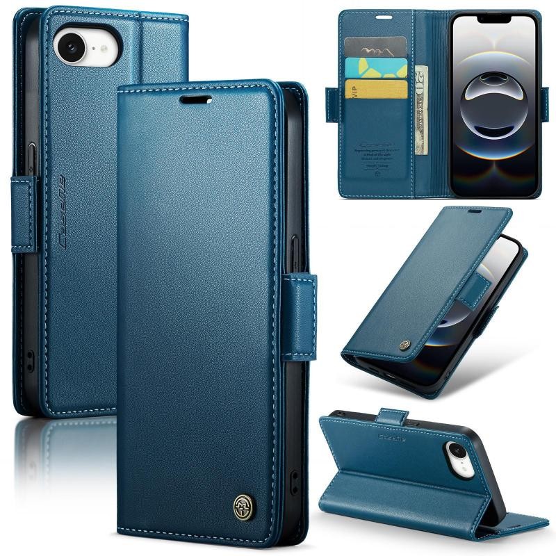 Apple iPhone 16e CaseMe 023 Luminus Θήκη Πορτοφόλι Blue