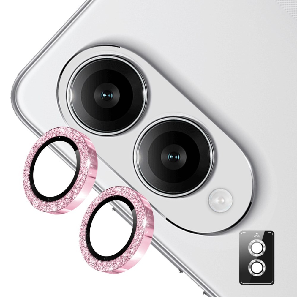 Samsung Galaxy S25 Edge 5G ENKAY Κρίκοι Προστασίας για Κάμερα - Lens Protector Rings Pink