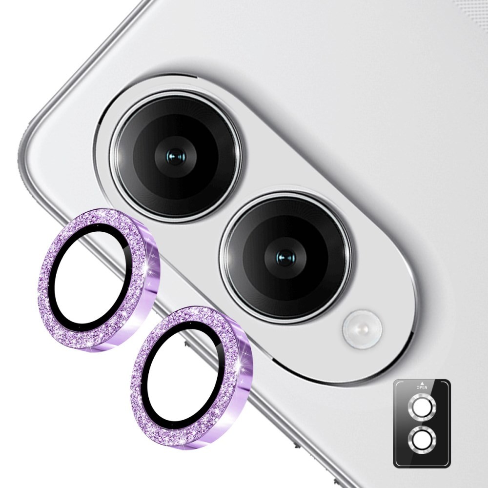 Samsung Galaxy S25 Edge 5G ENKAY Κρίκοι Προστασίας για Κάμερα - Lens Protector Rings Purple