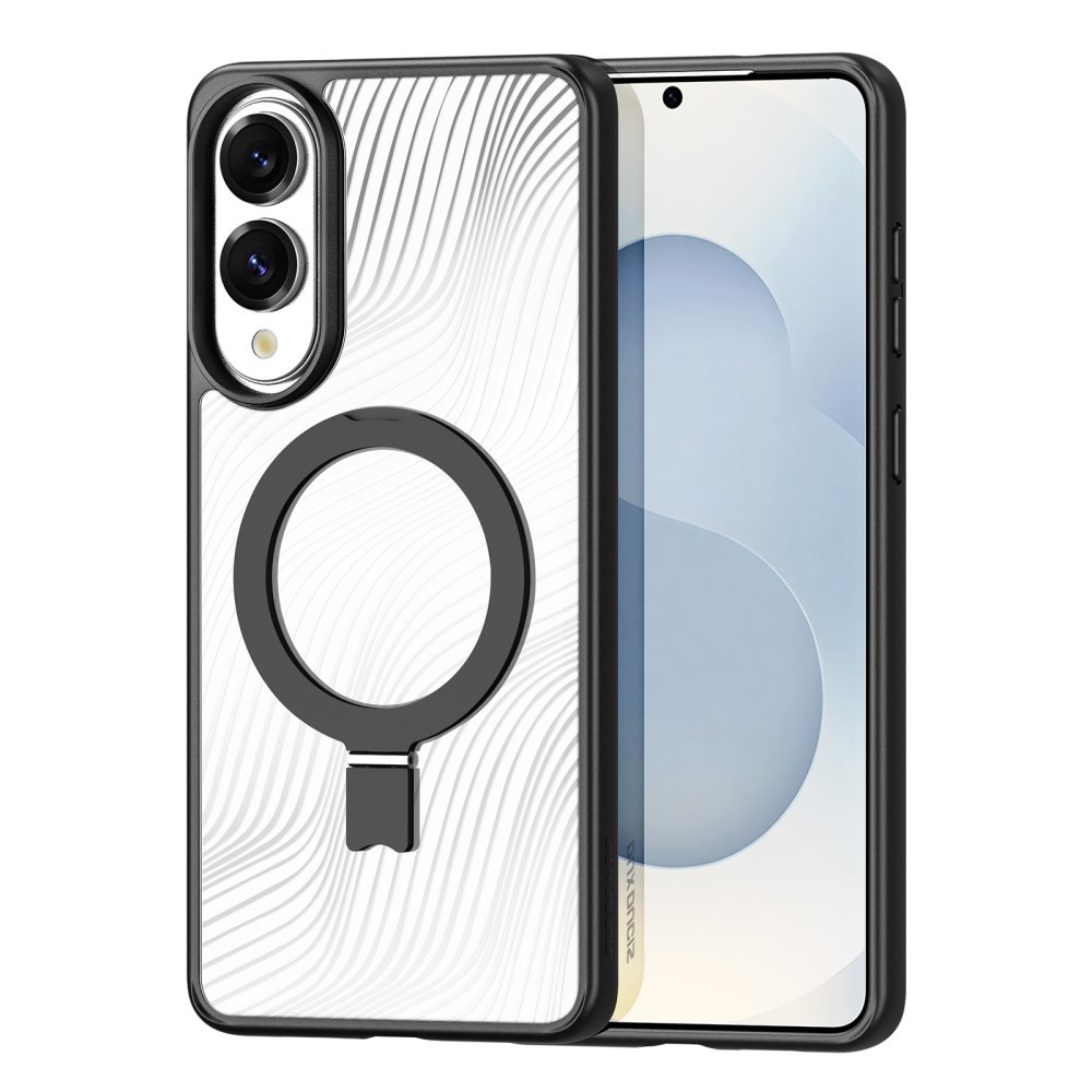 Samsung Galaxy S25 Edge 5G DUX DUCIS Aimo Series MagSafe Σκληρή Θήκη με Στήριγμα Transparent