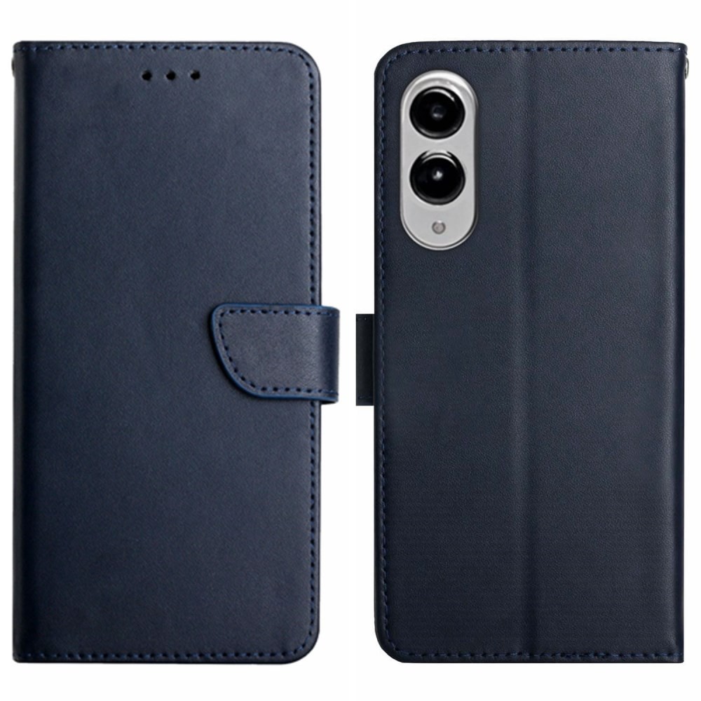 Samsung Galaxy S25 Edge 5G Δερμάτινη Θήκη Πορτοφόλι Blue