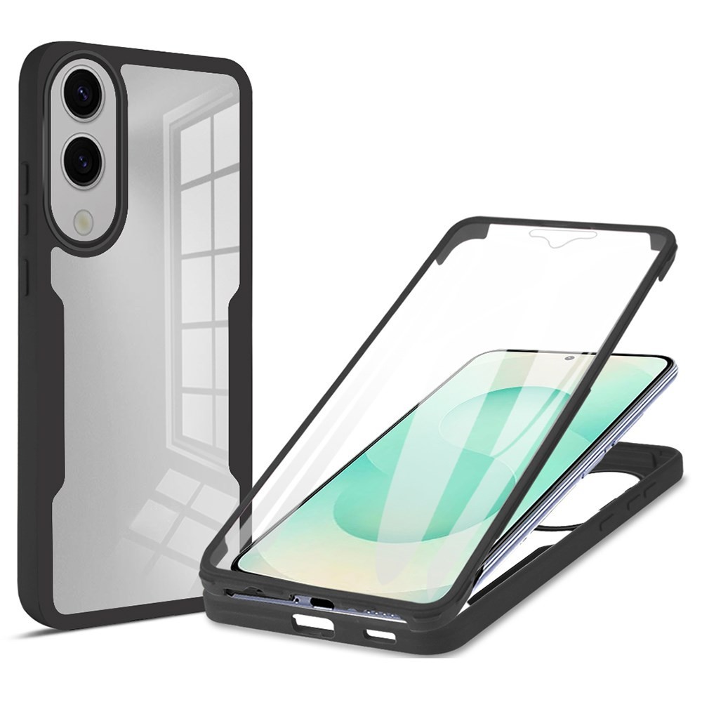 Samsung Galaxy S25 Edge 5G 360 Degrees Coverage Σκληρή Θήκη Black