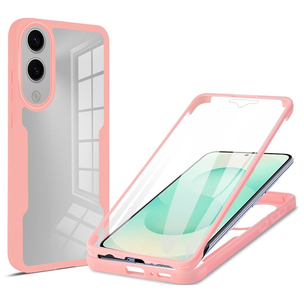 Samsung Galaxy S25 Edge 5G 360 Degrees Coverage Σκληρή Θήκη Pink