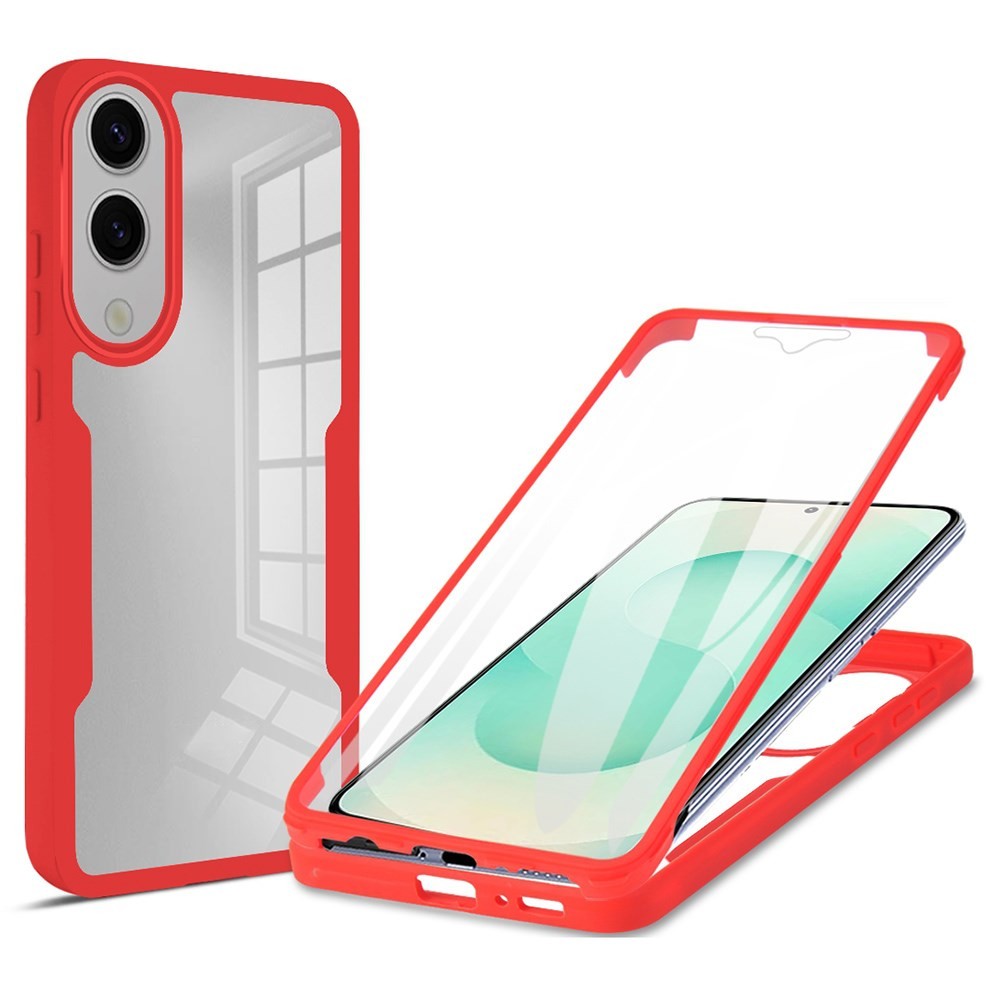 Samsung Galaxy S25 Edge 5G 360 Degrees Coverage Σκληρή Θήκη Red