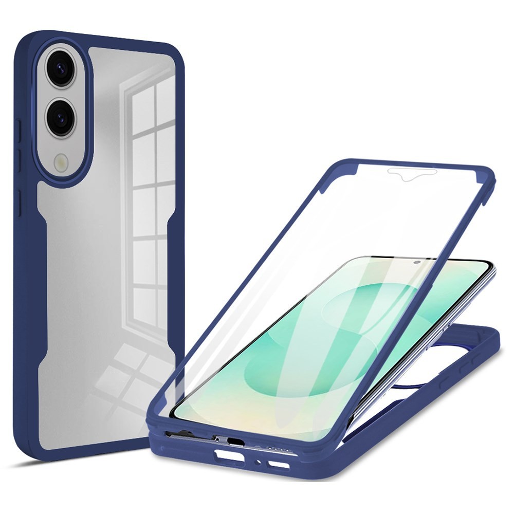 Samsung Galaxy S25 Edge 5G 360 Degrees Coverage Σκληρή Θήκη Blue