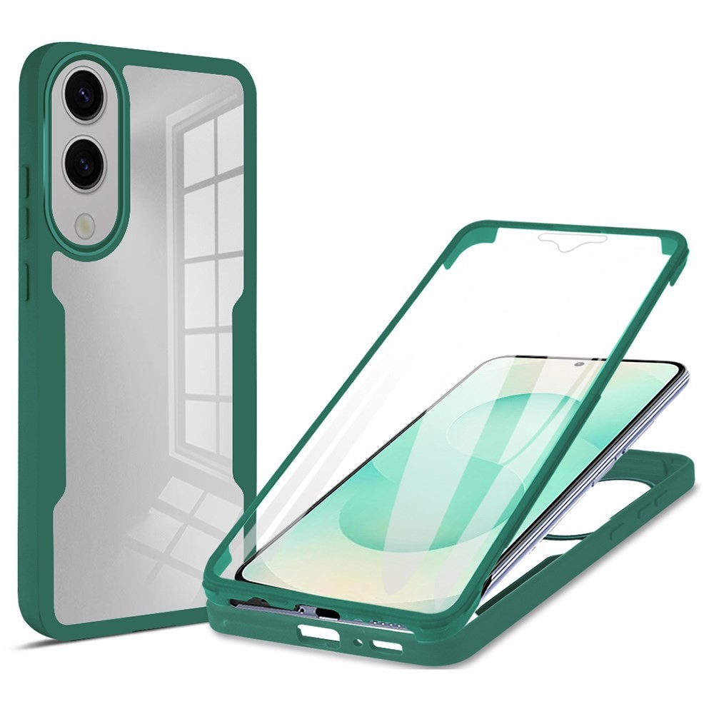 Samsung Galaxy S25 Edge 5G 360 Degrees Coverage Σκληρή Θήκη Green