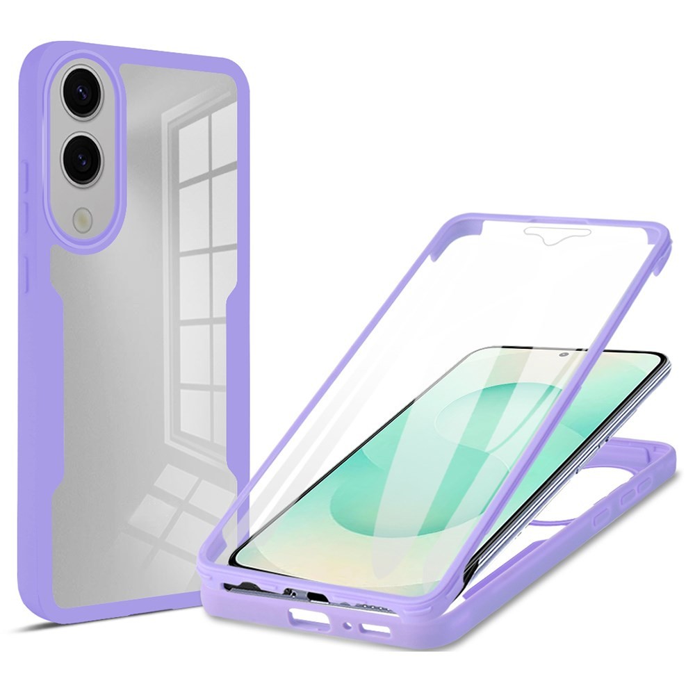 Samsung Galaxy S25 Edge 5G 360 Degrees Coverage Σκληρή Θήκη Purple