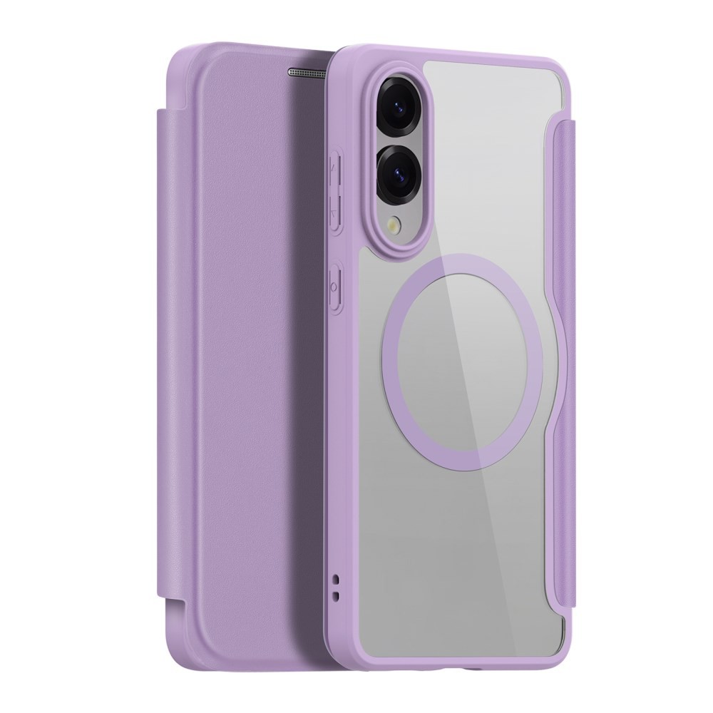 Samsung Galaxy S25 Edge 5G DUX DUCIS Skin X Pro Series Magsafe Θήκη Βιβλίο Purple