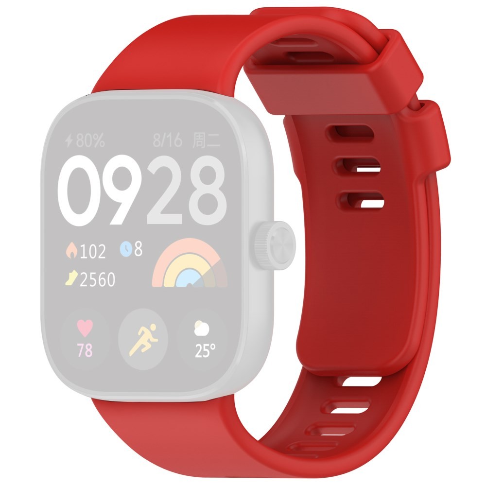 Xiaomi Redmi Watch 4/5/Smart Band 8 Pro/9 Pro Λουράκι Σιλικόνης Red