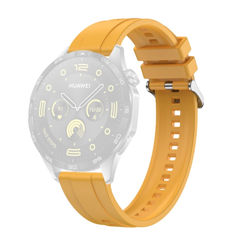 Huawei Watch GT 4 - 41mm Λουράκι Σιλικόνης Dark Yellow
