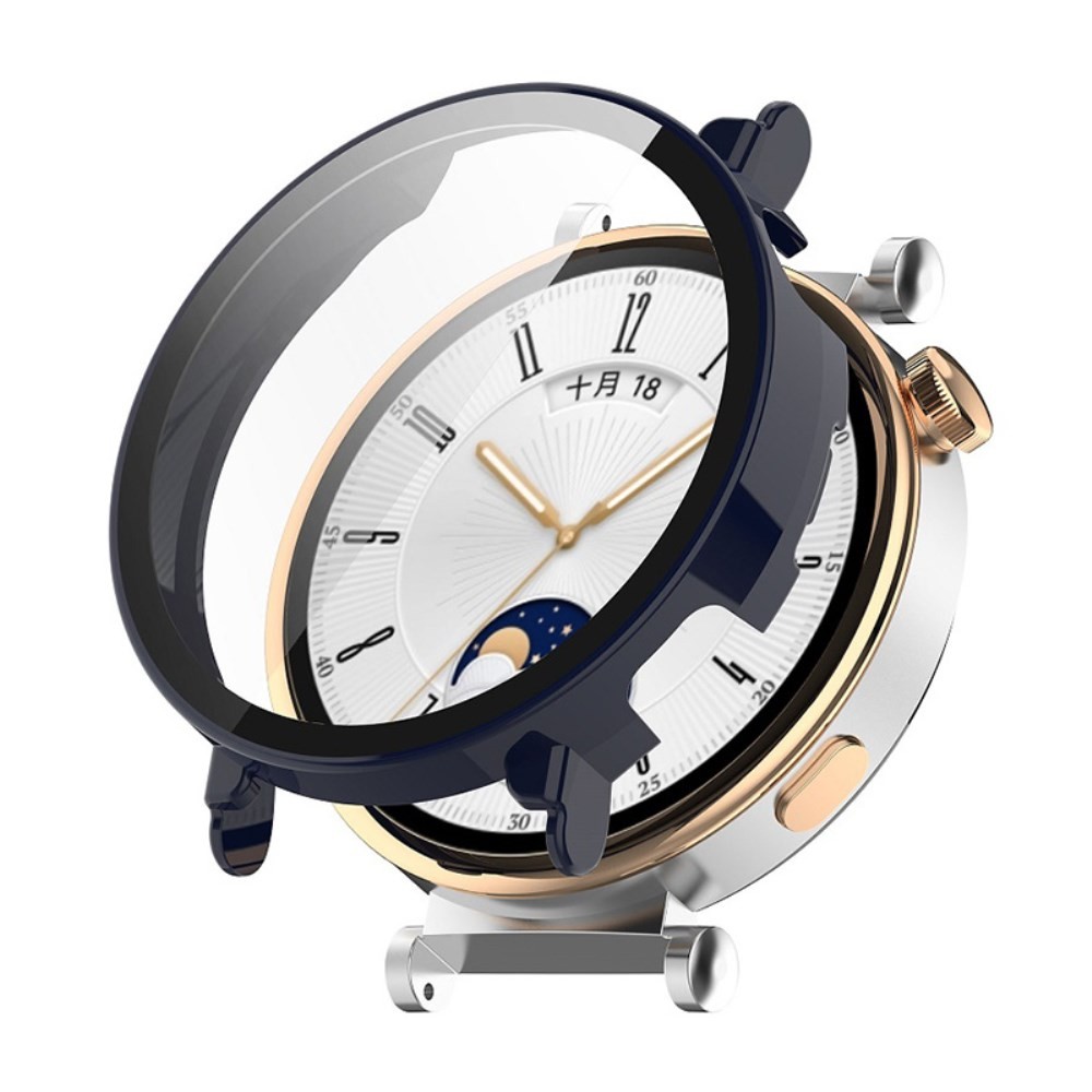 Huawei Watch GT 4 - 41mm ENKAY Θήκη και Προστασία Οθόνης Dark Blue