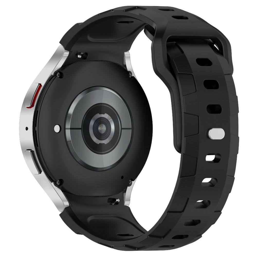 Samsung Galaxy Watch 5/5 Active/5 Pro/6/6 Classic/7/FE - 40/42/43/44/46/47 mm KALEBOL Λουράκι Σιλικόνης Black