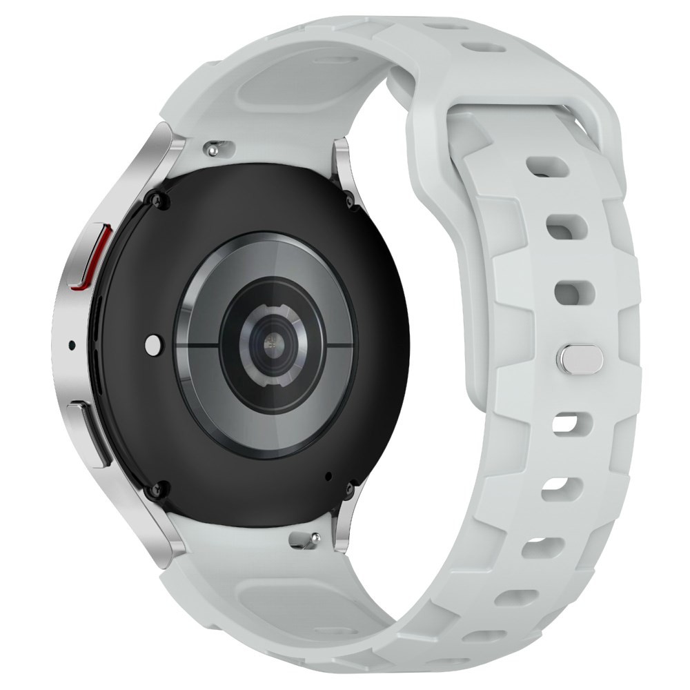 Samsung Galaxy Watch 5/5 Active/5 Pro/6/6 Classic/7/FE - 40/42/43/44/46/47 mm KALEBOL Λουράκι Σιλικόνης Light Grey
