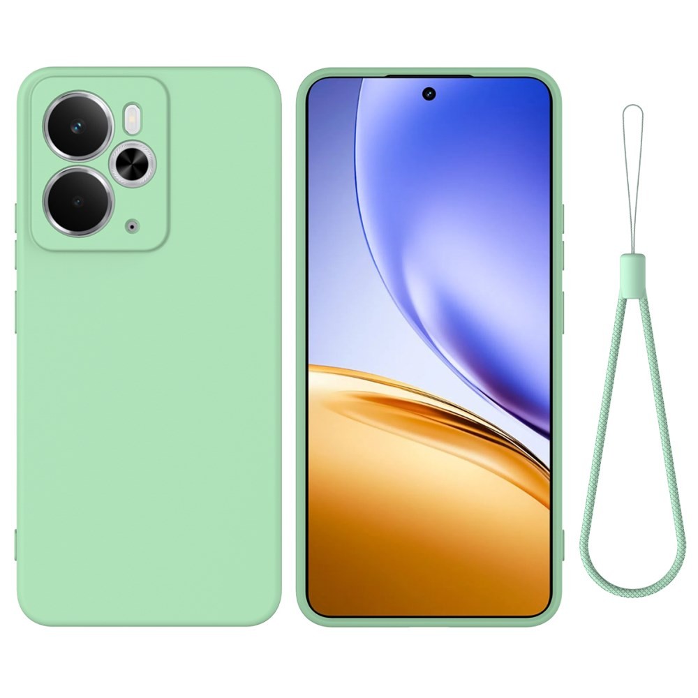 Realme 14 5G / 14T 5G Solid Color Θήκη Σιλικόνης Green