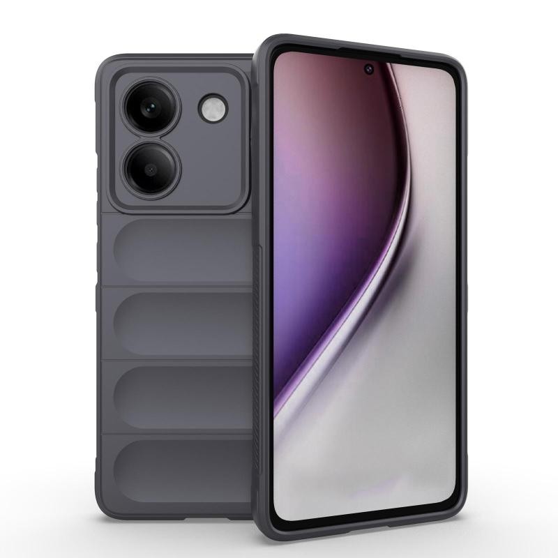 Xiaomi Poco M7 Pro 5G Magic Shield Θήκη Σιλικόνης Dark Grey