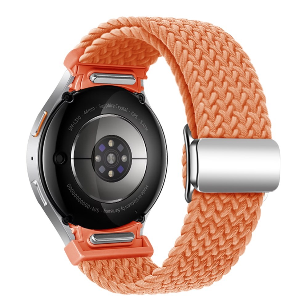 Samsung Galaxy Watch 5/5 Active/5 Pro/6/6 Classic/7/FE - 40 mm KALEBOL Πλεκτό Λουράκι Orange